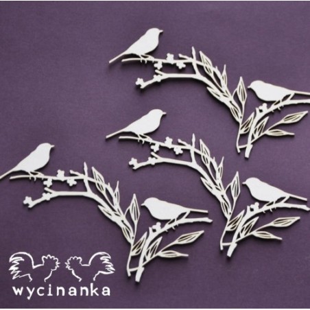 Kartoninė formelė "On the branch" dekoracija nr. 1