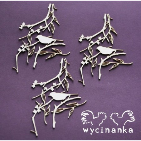 Kartoninė formelė "On the branch" dekoracija nr. 2