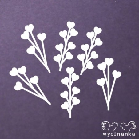 Kartoninė formelė "Valentino diena" ornamentas nr. 1