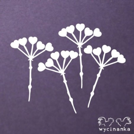 Kartoninė formelė "Valentino diena" ornamentas nr. 2