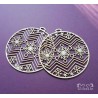 Kartoninė formelė " Scandinavian baubles" 2 vnt