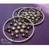 Kartoninė formelė "Christmas balls with snowflake 2" 3 vnt