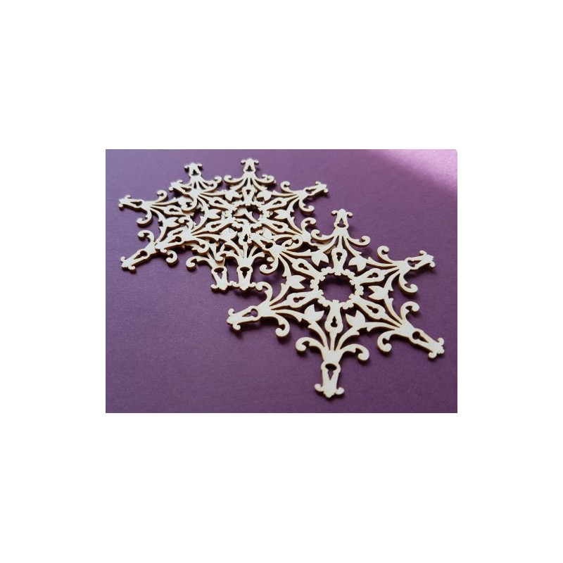 Kartoninė formelė "Snowflakes 2" 3 vnt