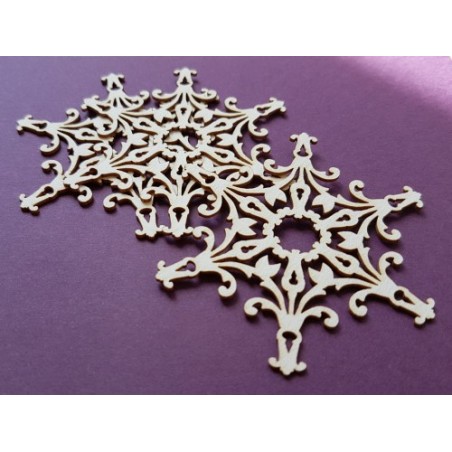 Kartoninė formelė "Snowflakes 2" 3 vnt