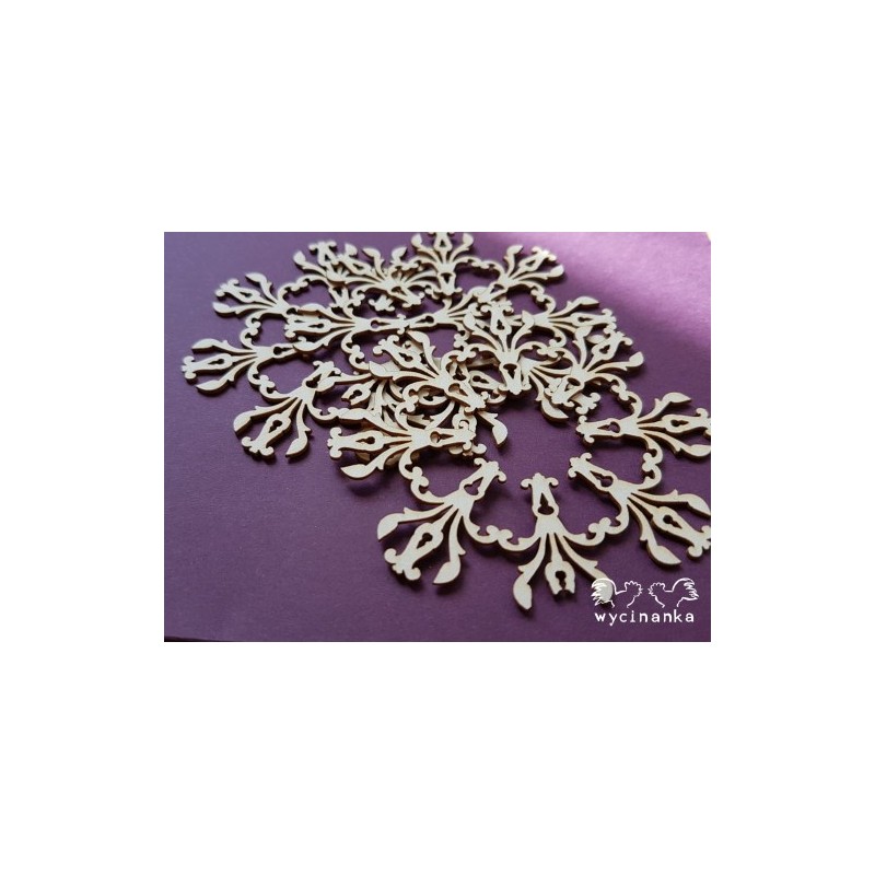 Kartoninė formelė "Snowflakes 4" 3 vnt