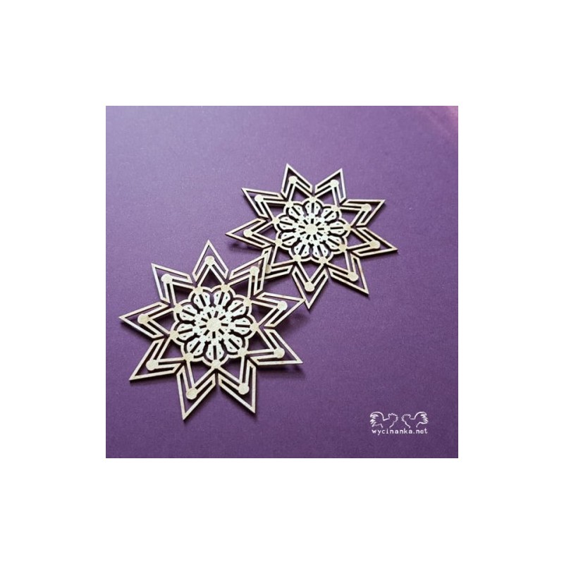 Kartoninė formelė "Snowflakes 5" 2 vnt