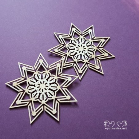 Kartoninė formelė "Snowflakes 5" 2 vnt