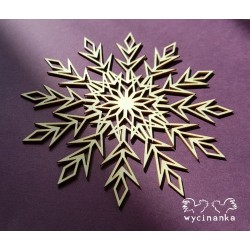 Kartoninė formelė "Set of 3D snowflakes" 3 vnt