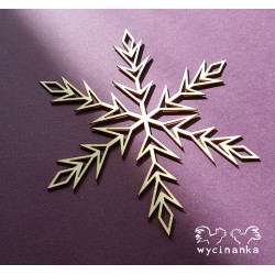 Kartoninė formelė "Set of 3D snowflakes" 3 vnt