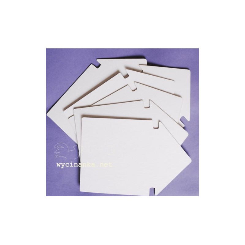 Kartoninė formelė "Mini albumas rodyklės", 6 vnt.