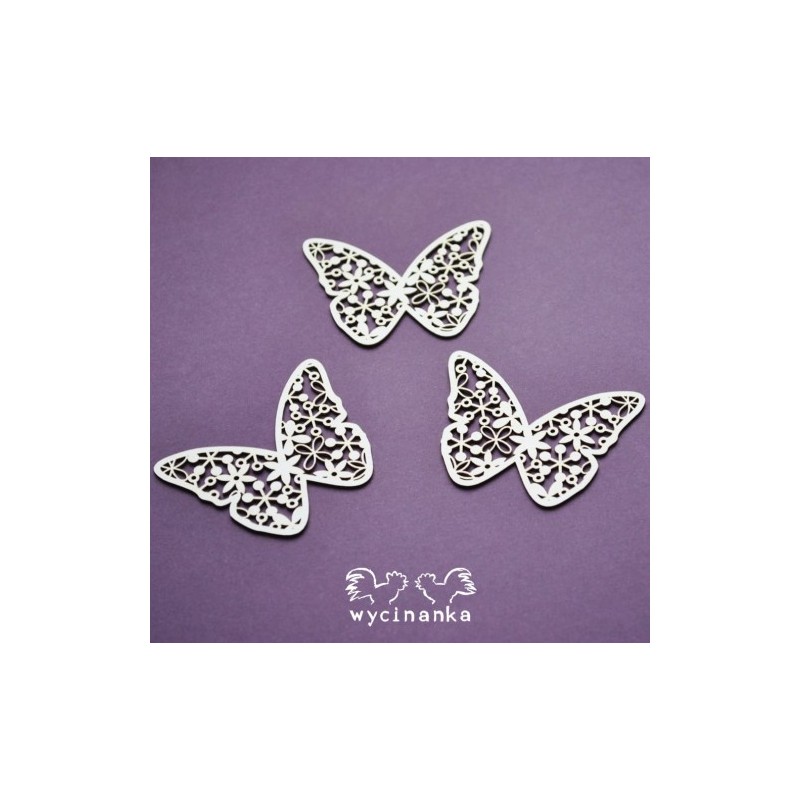 Kartoninė formelė "Easter 2020" butterflies 3 vnt