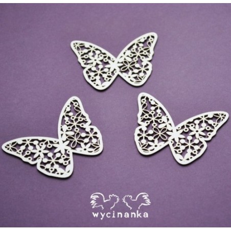 Kartoninė formelė "Easter 2020" butterflies 3 vnt