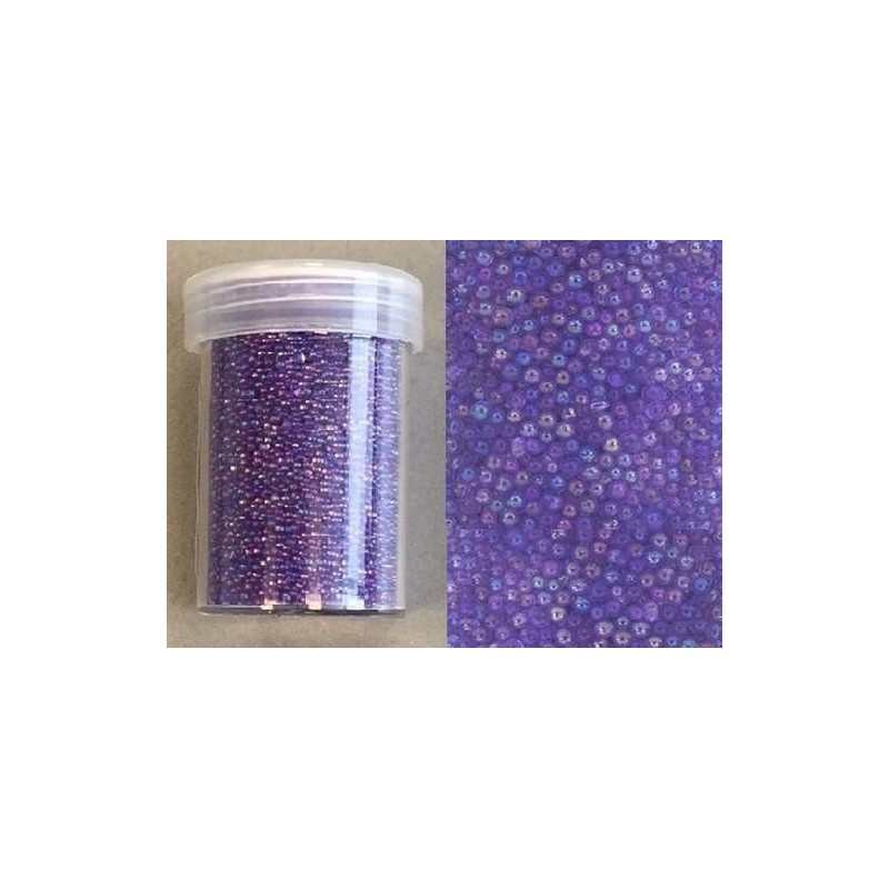 Mini perliukai "Mini pearls  Rainbow purple", 22g