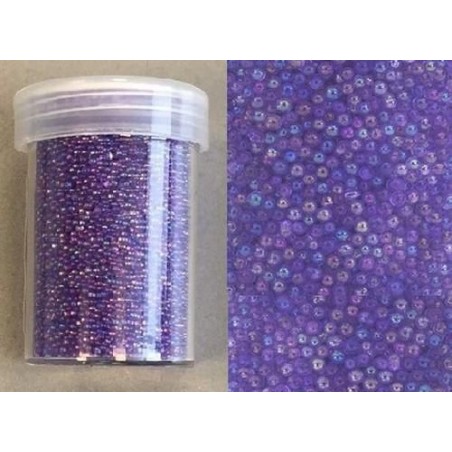 Mini perliukai "Mini pearls  Rainbow purple", 22g