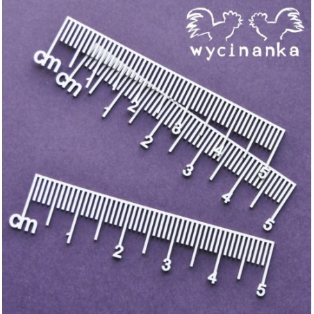 Kartoninė formelė "Raster - liniuotė" 3 vnt