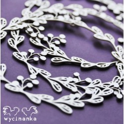 Kartoninė formelė "Alternative for Christmas" Whreaths" 3 vnt