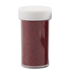 Mini stiklo karoliukai red, 3x15g