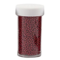 Mini stiklo karoliukai red, 3x15g