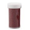 Mini stiklo karoliukai red, 0,6-0,8mm, 15g