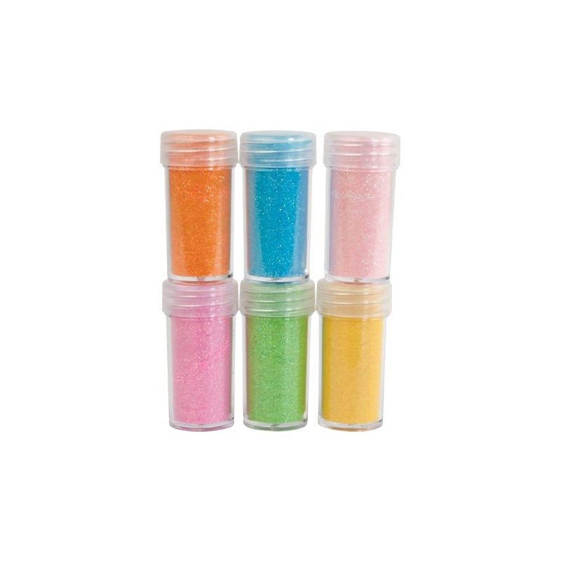 Aksominiai birūs milteliai "Assorti-3", 6vnt.