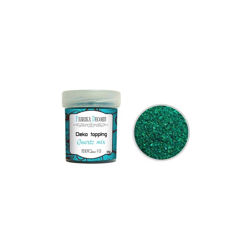 Dekoratyvinis kvarco mišinys "Deco Topping: Malachite", 65g