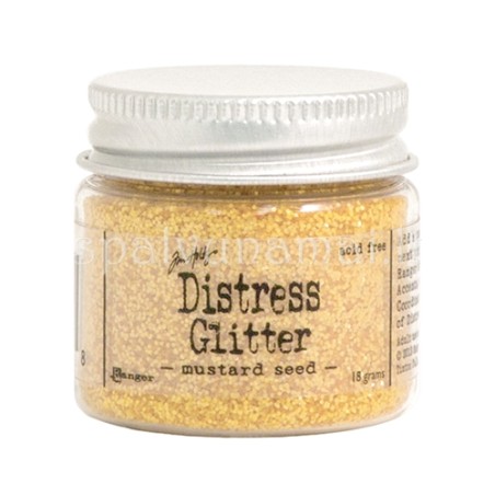 Birūs blizgučiai "Tim Holtz Distress glitter: Mustard seed"
