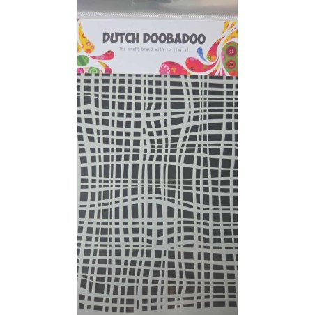 Plastikinis trafaretas "Fabric" A5