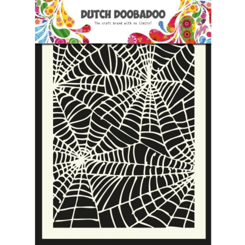 Plastikinis trafaretas "Spiderweb" A5