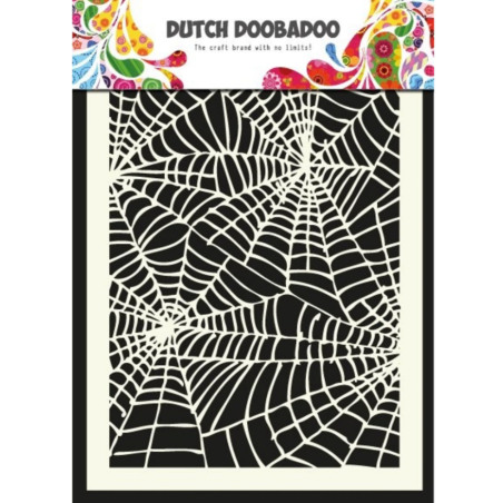 Plastikinis trafaretas "Spiderweb" A5