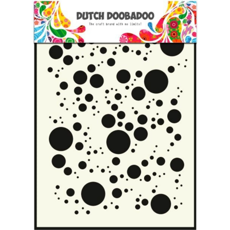 Plastikinis trafaretas "Bubbles" A5