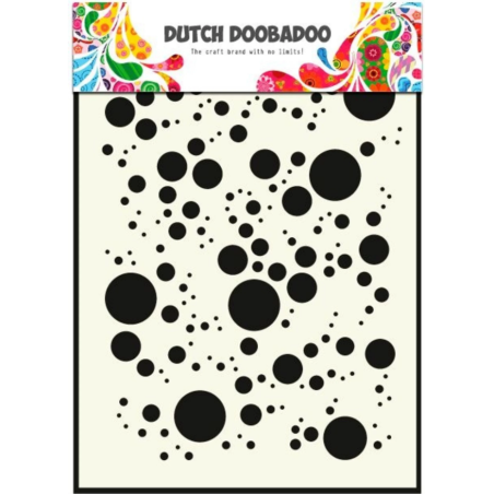Plastikinis trafaretas "Bubbles" A5