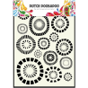Plastikinis trafaretas "Circles" A5