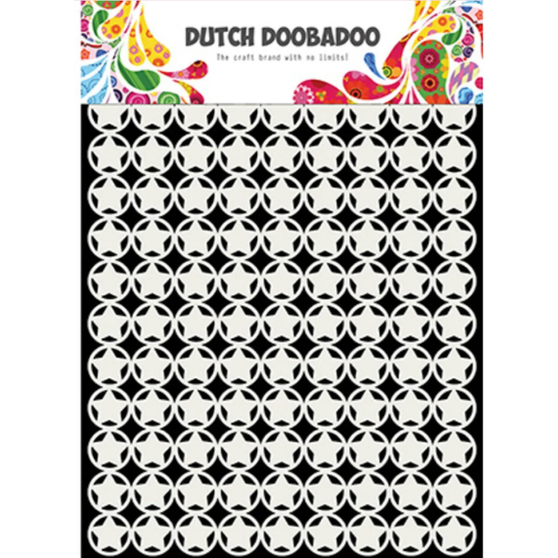 Plastikinis trafaretas Stars" A5
