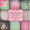 Popieriaus rinkinys "Back in Time" 15x15cm, 36 lapai