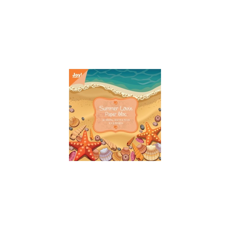 Popieriaus rinkinys "Summer Lovin" 15x15cm, 36 lapai