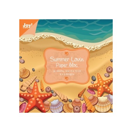 Popieriaus rinkinys "Summer Lovin" 15x15cm, 36 lapai