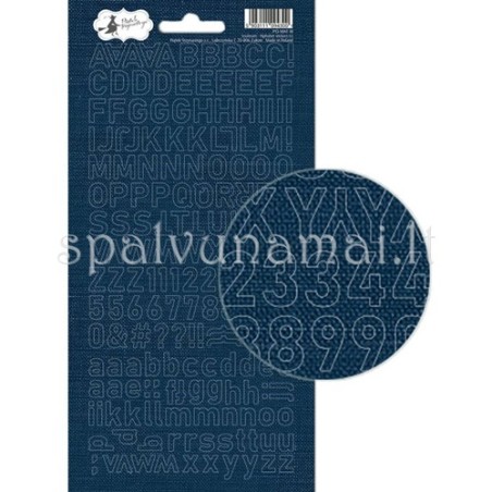 Lipdukai "Alphabet sticker sheet Soulmate 02"
