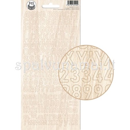 Lipdukai "Alphabet sticker sheet Baby Joy 01"