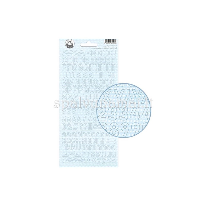 Lipdukai "Alphabet sticker sheet Baby Joy 02"