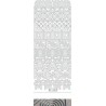 Peel-off lipdukai "Abstract Shapes Silver Glitter"