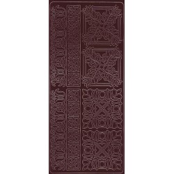 Peel-off lipdukai "Folk Motives 2 Dark Brown"