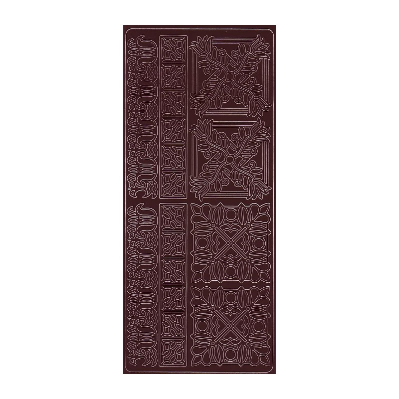 Peel-off lipdukai "Folk Motives 2 Dark Brown"