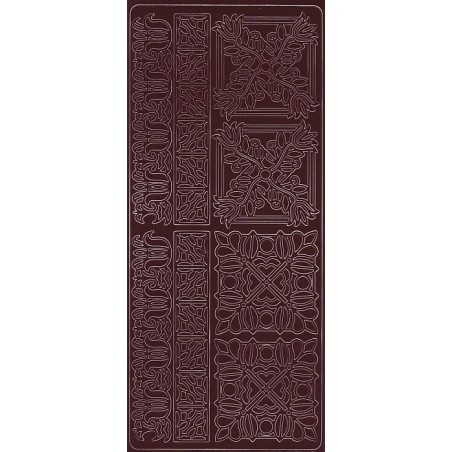 Peel-off lipdukai "Folk Motives 2 Dark Brown"