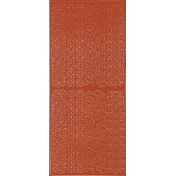Peel-off lipdukai "Folk Borders Brown"