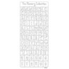 Peel-off lipdukai "Deco Alphabet Silver"