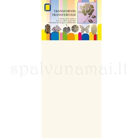 Lipnus popierius Peel-off lipdukų perkėlimui "Transferfoil", 10x23cm, 4vnt.