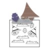 Kalkinio popieriaus dekoracijų rinkinys "Nautical", 24vnt.