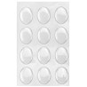 Skaidraus plastiko kabošonas, 25x18 mm