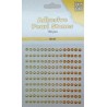 Pusiniai perliukai priklijuojami "Nellie‘s Choice Adhesive pearls 4 mm Yellow", 150vnt.