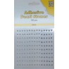 Pusiniai perliukai priklijuojami "Nellie‘s Choice Adhesive pearls 3 mm White-Ivory-Silver", 150vnt.